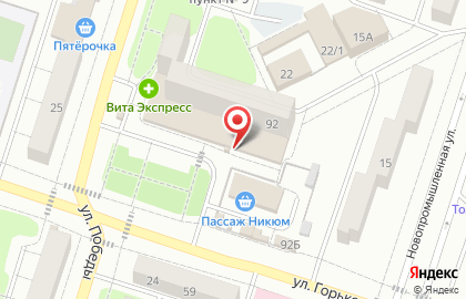Водомат Родник здоровья в Центральном районе на карте