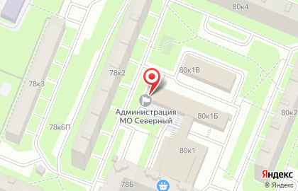 Муниципальное образование округ Северный на карте