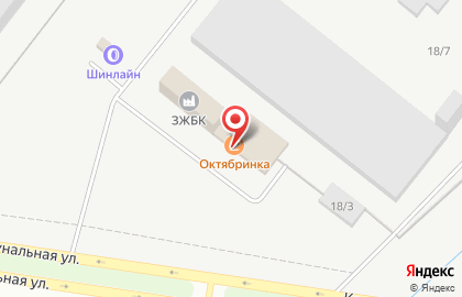 Столовая Октябринка в Автозаводском районе на карте