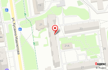 Проспект на улице Хусаина Мавлютова на карте