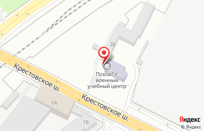 Санкт-Петербургский государственный экономический университет в Пскове на карте