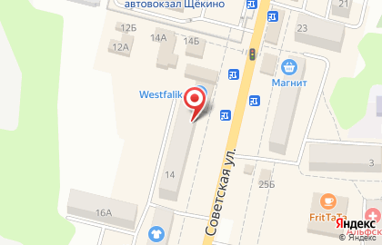 Агентство недвижимости ТвинСервис на Советской улице на карте