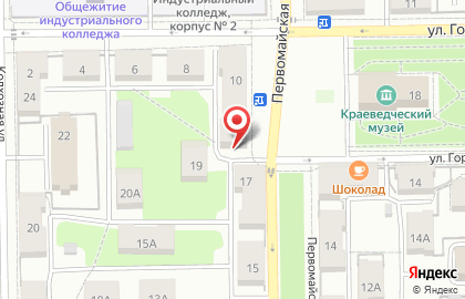 Детская библиотека №8 на Первомайской улице на карте
