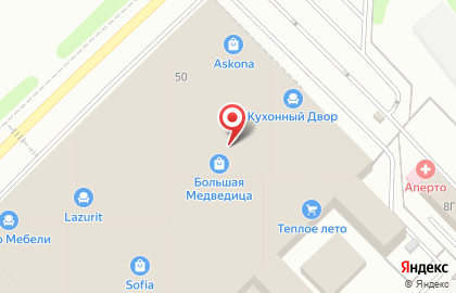 Салон натяжных потолков Аванта на Светлановской улице на карте