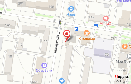 Магазин автотоваров Автомаркет №1 на Пионерской улице на карте