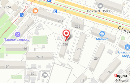 Производственно-монтажная компания Оконница на Ставропольской улице на карте