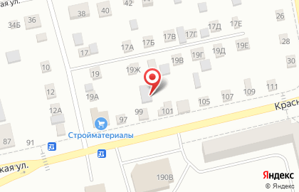 Автокомплекс на Краснооктябрьской улице на карте