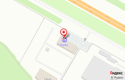 Гостиница Нива в Октябрьском районе на карте