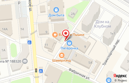 Салон связи МегаФон на Фабричной улице на карте