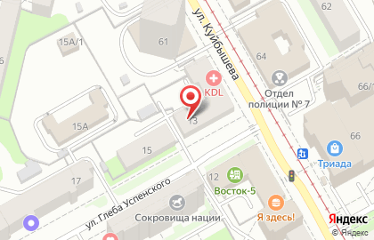 Сервисная компания Геометрия окон на улице Глеба Успенского на карте