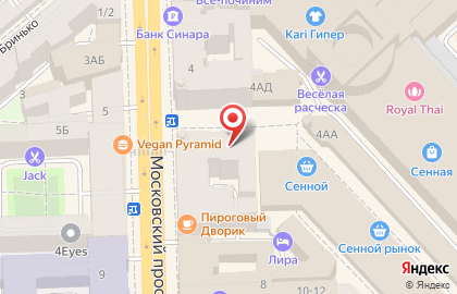 Салон красоты ЦирюльникЪ на Московском проспекте на карте