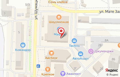 Бьюти-клуб Сафари в Советском районе на карте