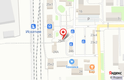 Кафе быстрого питания Дядя Дёнер в Новосибирске на карте