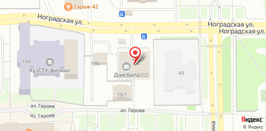 Юридическая служба Единый Центр Защиты на Ноградской улице на карте