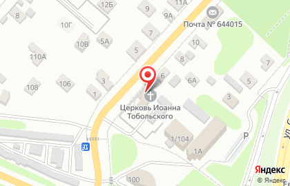 Приход Церкви святителя Иоанна Митрополита Тобольского на карте