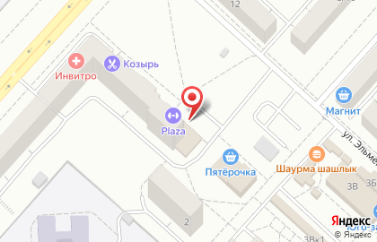 Фитнес-клуб Plaza в Чебоксарах на карте