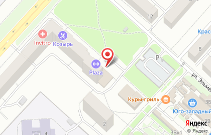 Фитнес-клуб Plaza в Чебоксарах на карте