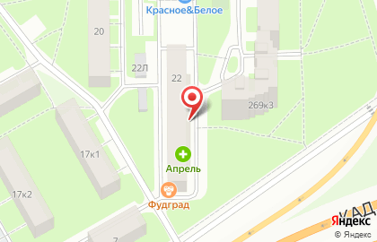 Супермаркет Пятёрочка в Санкт-Петербурге на карте