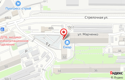 Емар на карте