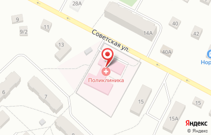 Тайцкая поликлиника на карте
