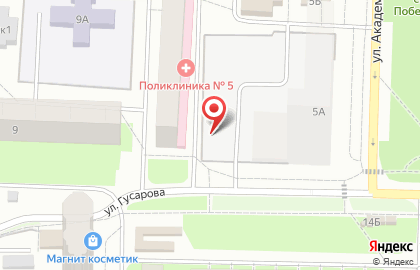 Автостоянка в Перми на карте