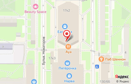 Магазин товаров из Финляндии в Санкт-Петербурге на карте