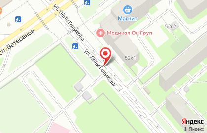 Автомойка самообслуживания BKF на проспекте Ветеранов на карте
