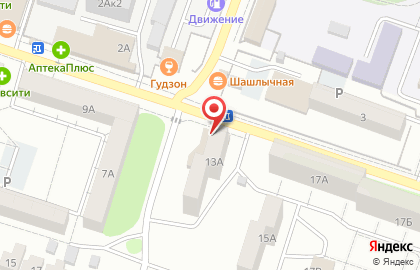 Магазин канцелярских товаров и сувениров в Левобережном районе на карте