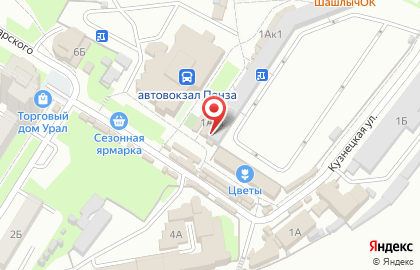 Служба доставки ШашлычОК в Железнодорожном районе на карте