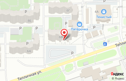Салон красоты Жасмин на Тепличной улице на карте