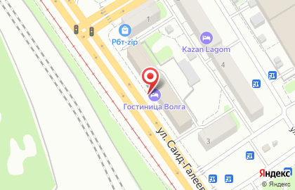 Гостиничный комплекс Волга на улице Саид-Галеева на карте