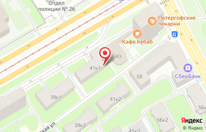 Цитадель на Ириновском проспекте на карте