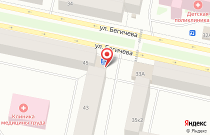 Продуктовый магазин Рассвет в Центральном районе на карте
