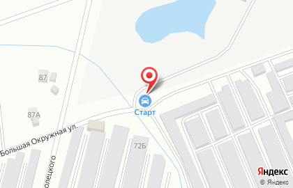 Гаражное общество Старт на карте
