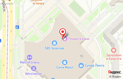 Магазин детских товаров Детский мир в Центральном районе на карте