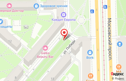 Паритет на Московском 173 на карте