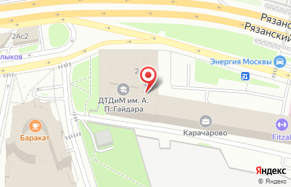 Драйвпрокат на Рязанском проспекте на карте