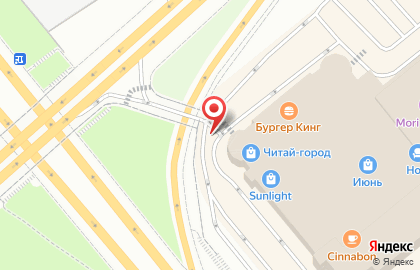 Ресторан быстрого питания Burger club на улице Партизана Железняка на карте