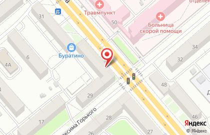 Единая дежурно-диспетчерская служба на улице Красина на карте