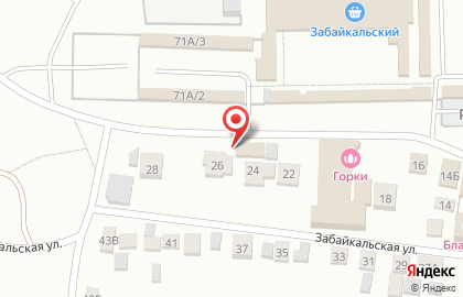 Торговая компания на Забайкальской улице на карте