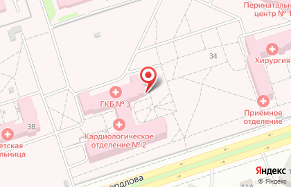 Клиника Парацельс на улице Свердлова на карте