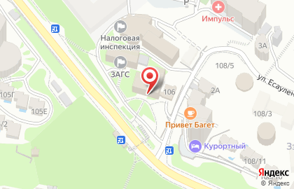 Хостинский районный суд на карте