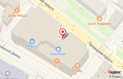 Торгово-развлекательный комплекс ЕвроПарк на карте