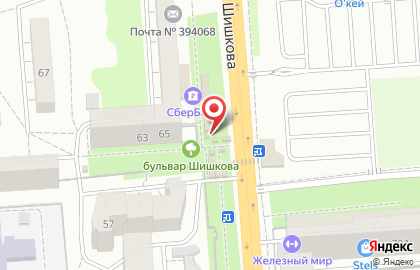 Кафе быстрого питания Робин Сдобин на улице Шишкова, 65а киоск на карте
