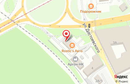 Ресторан быстрого питания KFC на улице Достоевского на карте