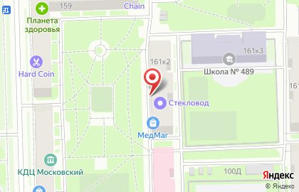 Автошкола Авторалли в Московском районе на карте