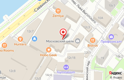 Столовая Московский шелк на карте