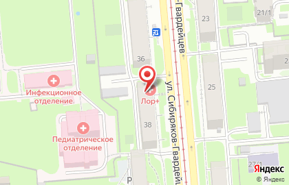 Мебельная фабрика Калите на площади Сибиряков-Гвардейцев на карте