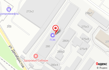 Торговая компания Сибирь Колесо на Нижегородской улице на карте