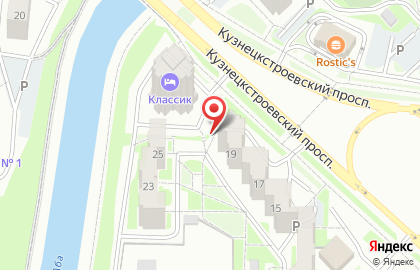 Салон красоты Облака на Кузнецкстроевском проспекте на карте